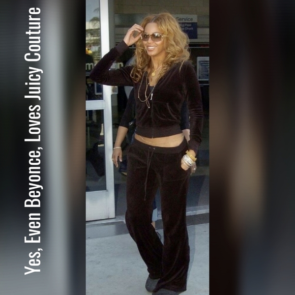 (Authentic) Vintage Juicy Couture Velour Track Suit - Picture 11 of 16